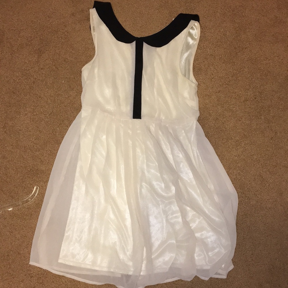 Off white collared dress